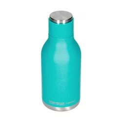 Termohrnek Asobu Urban Water Bottle s objemem 460 ml v atraktivní tyrkysové barvě, vyrobený z nerezové oceli.