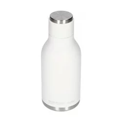 Bílá termoláhev Asobu Urban o objemu 460 ml, ideální pro udržení nápojů v požadované teplotě během cestování.