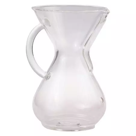 Chemex se skleněnou rukojetí pro 6 šálků.