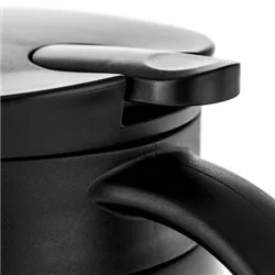 Černá nerezová termoska Hario Insulated Server V60-03 s objemem 800 ml, ideální pro udržení kávy teplé.