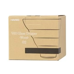 Hario V60-02 skleněný dripper Olive