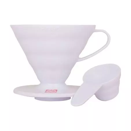 Dripper Hario V60-02 plastový bílý