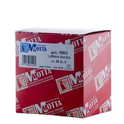 Stříbrná konvička na mléko Motta Aurora s objemem 500 ml, ideální pro přípravu pěny na cappuccino.