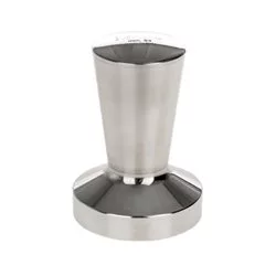Ruční tamper na kávu Motta Easy Tamper 53 mm ve stříbrném provedení vhodný pro profesionální i domácí použití.
