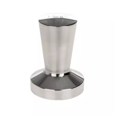 Ruční tamper na kávu Motta Easy Tamper 53 mm ve stříbrném provedení vhodný pro profesionální i domácí použití.