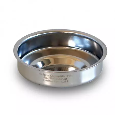 Košíček portafilteru Ascaso Home s kapacitou 7 gramů a průměrem 57 mm, ideální pro přípravu espressa.