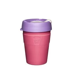 Termohrnek KeepCup Thermal Sweetbay M s objemem 340 ml v růžové barvě, ideální pro cestování.