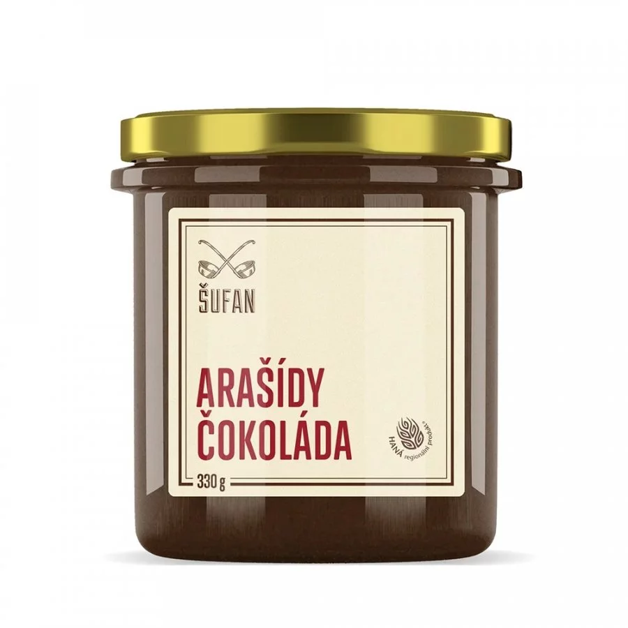Šufan Arašídovo-čokoládové máslo 330 g