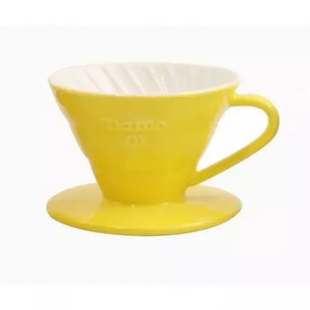 Keramický dripper na kávu Tiamo V01 z kvalitní keramiky pro perfektní přípravu filtrované kávy.