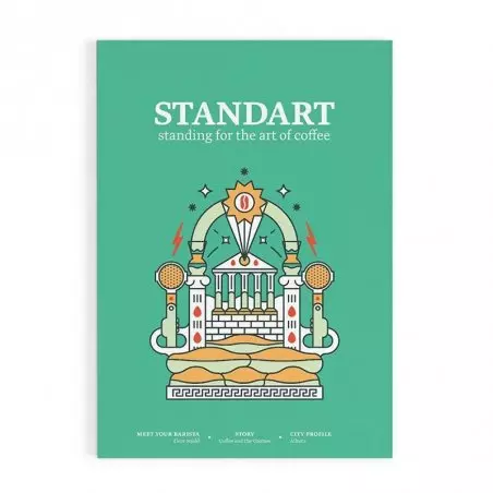 Obálka knihy Standart Mag serie 12, která obsahuje zajímavé články o kávě.