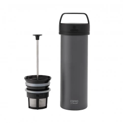 Espro Ultra Light Coffee Press v šedé barvě s objemem 450 ml.