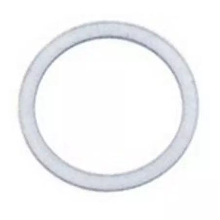 Bílé gumové těsnění na bílém pozadí