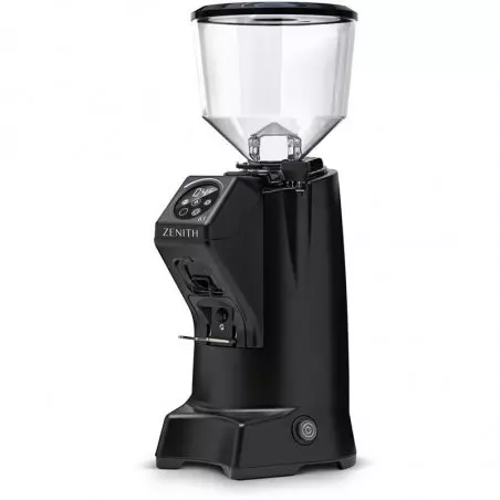 Profesionální elektrický mlýnek Eureka Zenith 65 Touch v černém designu.