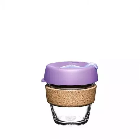 KeepCup Brew Cork MOONLIGHT velikosti XS (177 ml) ve fialové barvě.