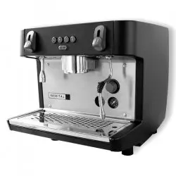 Profesionální jednopákový kávovar IBERITAL Intenz Standard 1 Gr v černé barvě.