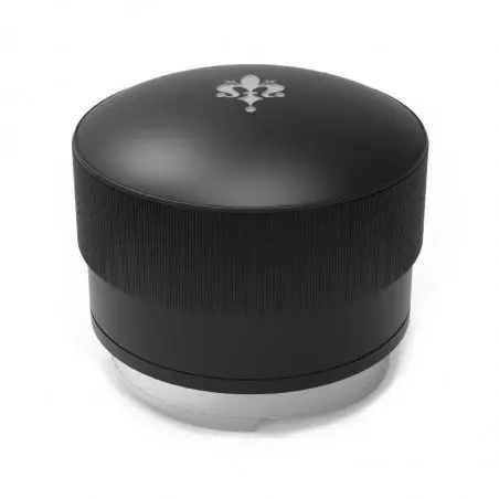 Černý distributor kávy Eureka s průměrem základny 58,35.