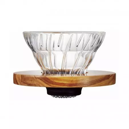 Hario V60-01 skleněný Olive VDG-01-OV