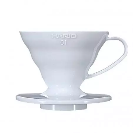 Hario V60-01 plastový bílý VD-01W