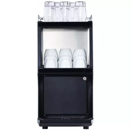 Melitta XT MC-CW30, elegantní lednice s nahřívačem šálků, příkon 230 W.