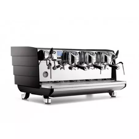 Profesionální pákový kávovar Victoria Arduino 358 White Eagle 3GR v černé barvě, ideální pro přípravu Lunga.