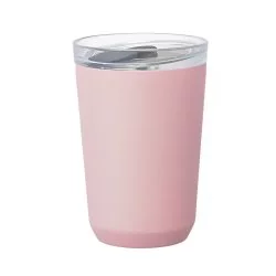 Růžový termohrnek Kinto To Go Tumbler o objemu 360 ml.