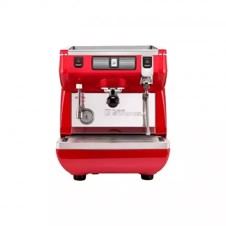 Nuova Simonelli Appia Life 1GR S manuální dávkování červený kávovar