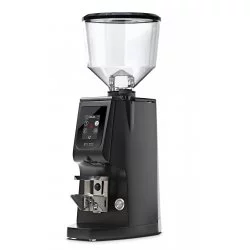 Černý profesionální mlýnek na espresso Eureka Atom Excellence 65.