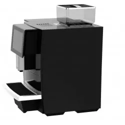 Automatický kávovar Dr. Coffee F12 Big Plus v černé barvě s velkým zásobníkem na kávu o kapacitě 1000 gramů.
