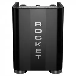 Černý domácí pákový kávovar Rocket Espresso Appartamento TCA zezadu. Černý domácí pákový kávovar Rocket Espresso Appartamento TCA zezadu.