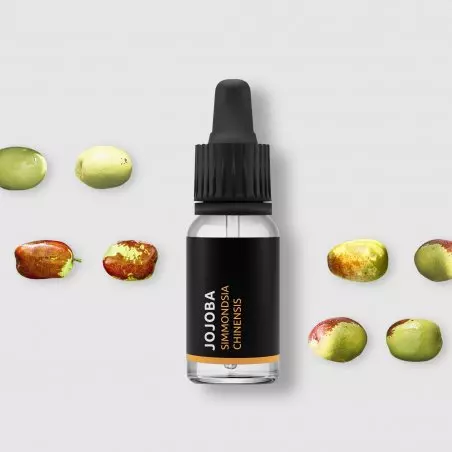 Esenciální olej Jojoba od Pěstík v 10 ml balení, který je 100% přírodní a účinný proti zánětům.