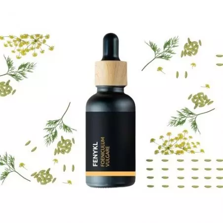 Esenciální olej fenyklu značky Pěstík, objem 10 ml, 100% přírodní, ideální pro použití při zánětech.