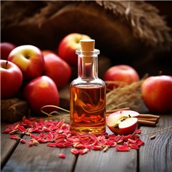 Malá lahvička esenciálního oleje z jablečných semínek od značky Pěstík o objemu 10 ml s zklidňujícím účinkem.