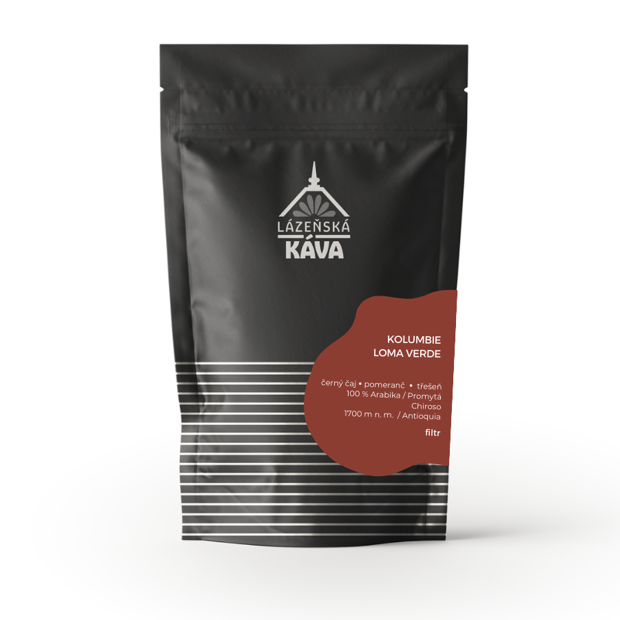 Káva Kolumbie – Loma Verde pražená na filtr.