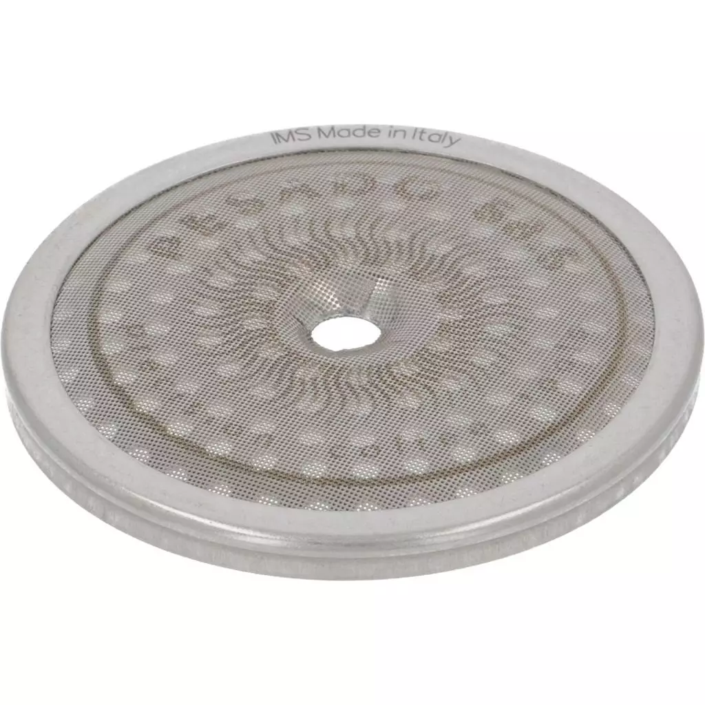 Sítko Pesado Competition Shower Screen pro Nuova Simonelli s 121 otvory pro optimální rozložení vody nad kávovou páckou.