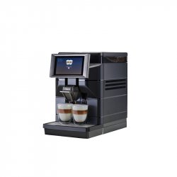 Saeco Magic M1 automatický kávovar pro přípravu latte.