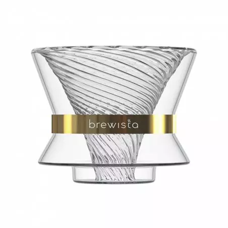 Skleněný dripper Brewista Tornado Duo Double Wall Glass velikosti 2.