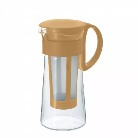 Hario Mizudashi Cold Brew láhev 600 ml v béžové barvě.