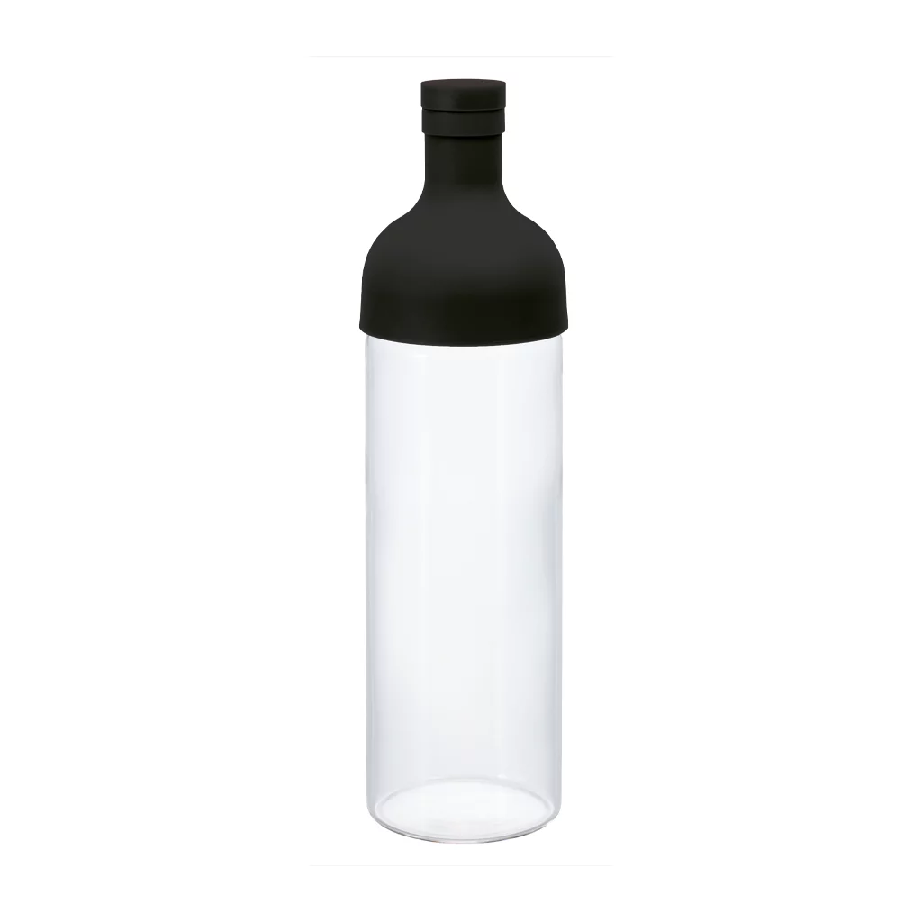 Černá láhev na ledový čaj Hario Filter-In Bottle. Objem 750 ml.