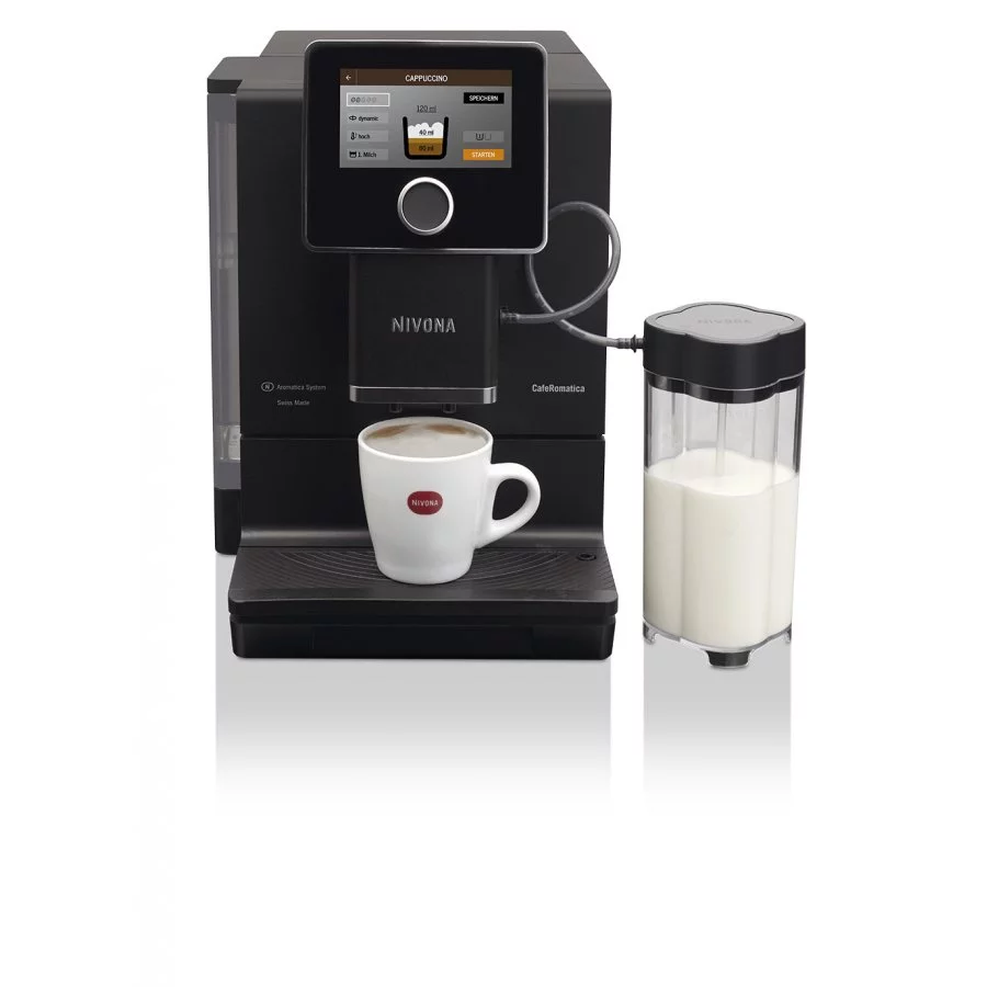 Nivona NICR 960 Funkce kávovaru : Výpusť kávy s mlékem najednou