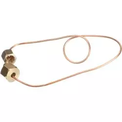 Nerezová spojovací trubka Nuova Simonelli Capillary tube 1/8-1/4 0,9X2X400 pro tlakoměry, ideální pro spojení manometru s čerpadlem.