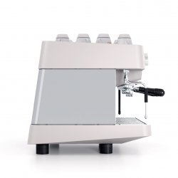 Profesionální trojpákový kávovar Nuova Aurelia MP 3GR v bílém provedení.