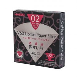 Hario V60-02 papírové filtry VCF-02-40W 40 ks