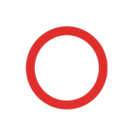 Silikonové těsnění hlavy kávovaru od Faema, o rozměrech 72,7x57x9 mm, kompatibilní s kávovary značky SAB.