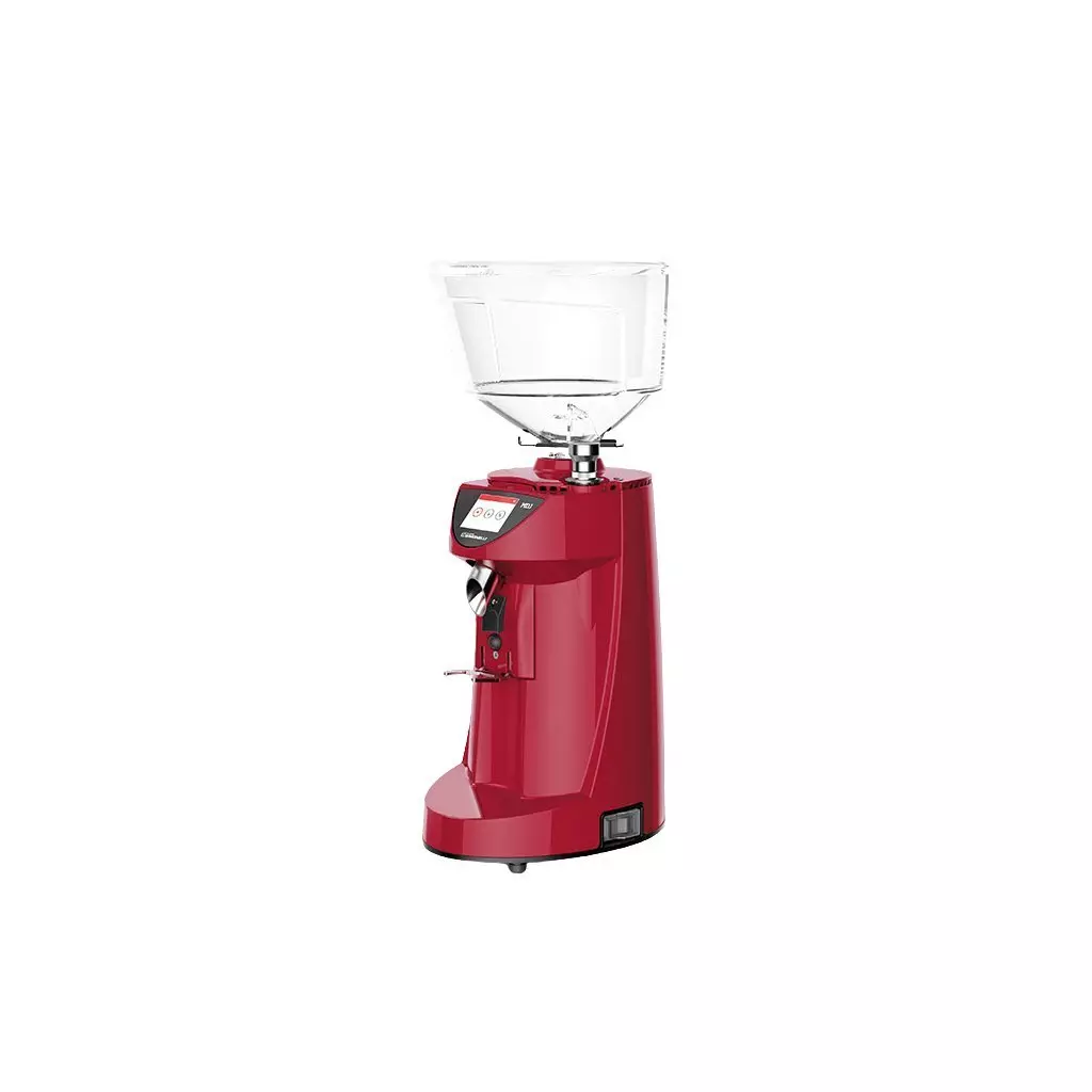 Elektrický mlýnek Nuova Simonelli MDJ červený.