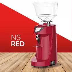 Elektrický mlýnek Nuova Simonelli MDJ červený.