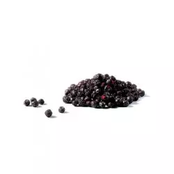Malé balení lyofilizovaných borůvek značky NATU o hmotnosti 45g, ideální pro zdravé mlsání.
