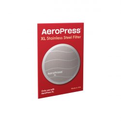 Opakovatelně použitelný nerezový filtr pro Aeropress XL.