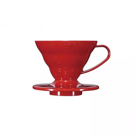 Keramický červený dripper Hario V60-01.