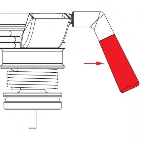 Náhradní rukojeť z ořechového dřeva pro 9Barista.