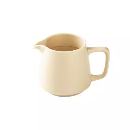 Origami Coffee server v béžové barvě.